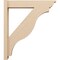 Ekena Millwork 6-in W x 30-in D x 34-in H Funston Trad Rough Cedar Woodgrain TimberThane Outlooker, Primed Tan OUTUR060X30X34FST04RCPR - alternate 5